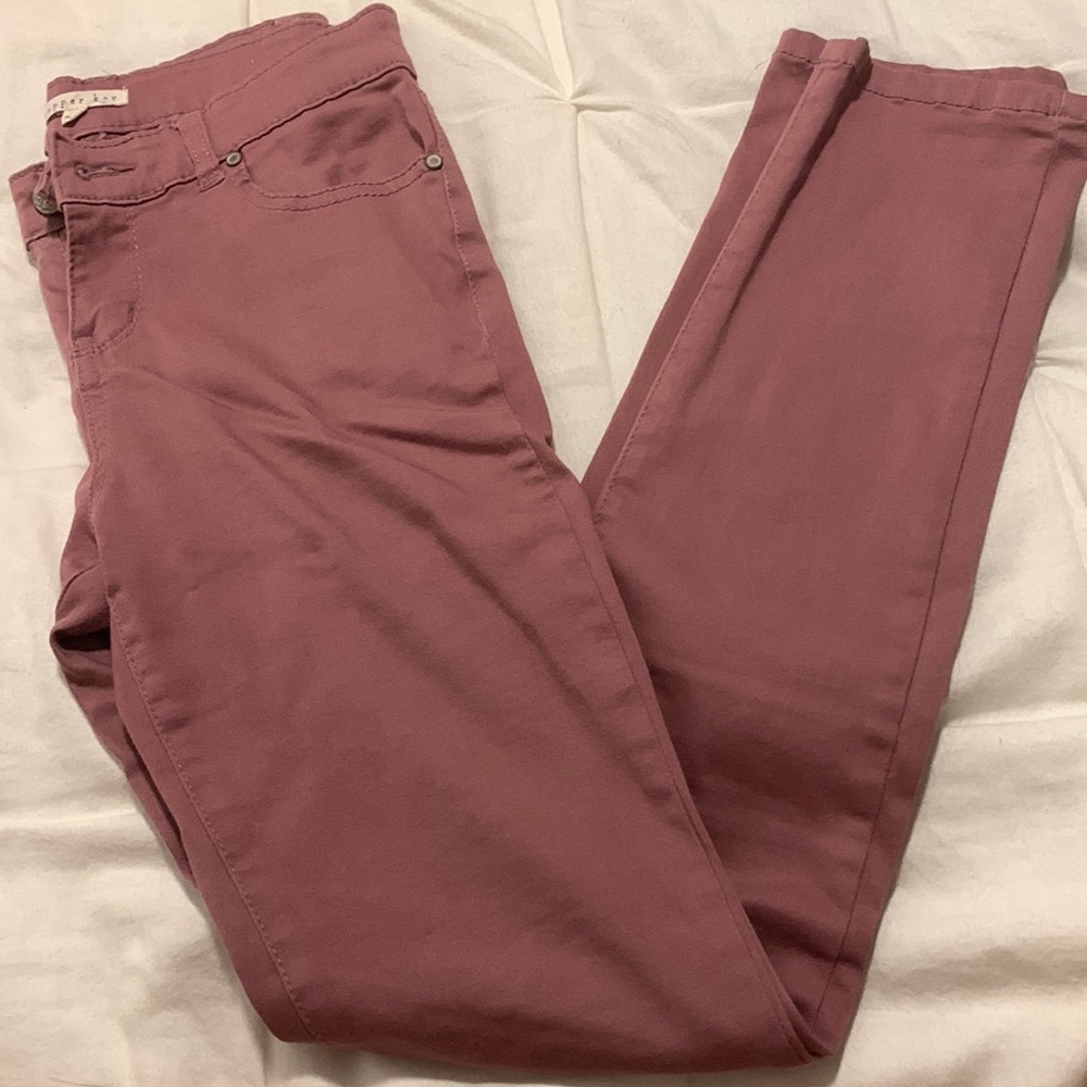 copper key plum skinny jeans girls size 14